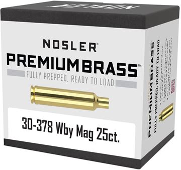 Picture of Nosler 10235 Custom Brass, 30-378 Weatherby (25 ct.)