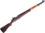 Picture of Used Springfield M1 Garand Semi-Auto Rifle, 30-06 Sprg, 24" Barrel, Parkerized, Full Military Wood Stock, 1940 Springfield Mfg, 5 Digit Serial Number, Danish Issue, Stock Matches Receiver, 2 Enblocs, Stock Loose, Unmarked CMP Shipping Box, Good Condition