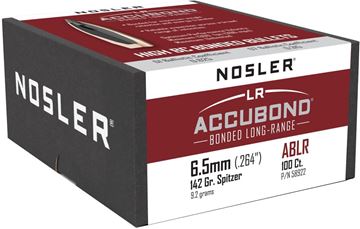 Picture of Nosler 58922 Accubond Long Range Rifle Bullets 6.5mm 142gr SP (100ct)