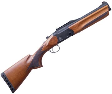 Picture of EGE Arms E40S Over/Under Shotgun - 12ga, 3", 11.8", Walnut Stock, Picatinny Rail, Fiber Optic Front Sight, Choke(F,M,C)