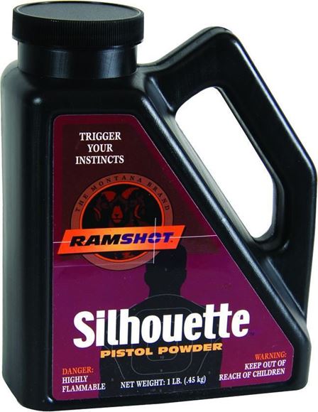 Picture of Ramshot SILHOUETTE1 Silhouette Smokeless Pistol Powder, 1 lb