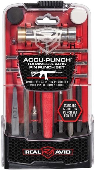 Picture of Real Avid AVHPS-AR Accu-Punch Hammer & AR15 Pin Punch Set