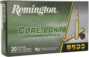 Picture of Remington 29027 Core-Lokt Tipped Rifle Ammo 30-06 SPR, 150 Gr, 2930 fps, 20 Rnd