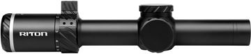 Picture of Riton 3T18ASIBLK23 Rifle Scope, 3 Tactix 1-8x24