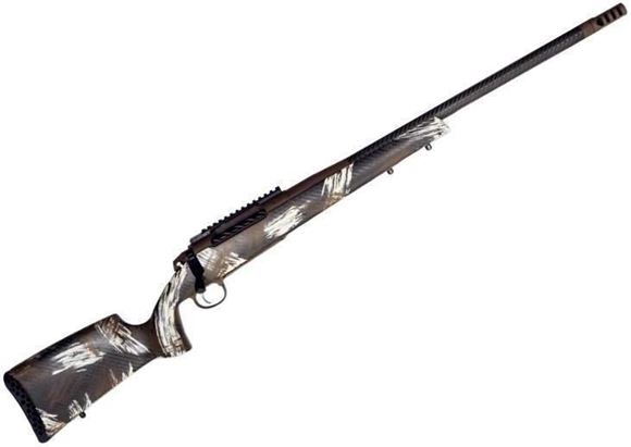 Picture of Weatherby 3WACT308NR2B 307 Alpine CT Bolt Action Rifle 308 Win 22" Bbl, Carbon Fiber With WYO Brown Brushed Sponge Pattern 3+1 Rnd