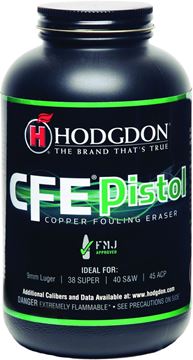 Picture of Hodgdon PST1 CFE Pistol Smokeless Pistol Powder 1 LB Can State Laws Apply