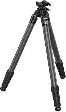 Picture of Leofoto ST-364CLX 4 Sections, 36/32/28/25mm, Carbon Fiber Tripod - Rapid Lock Ball Head With Double Clamp Fits ARCA & Picatinny.