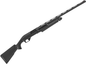 Picture of Benelli Nova 3 Field Pump Action Shotgun - 12Ga, 3", 28", Vented Rib, Blued, Black Synthetic Stock, 4rds, Mid-Bead & Red Fiber Optic Front Sights, Mobil Choke (IC,M,F)