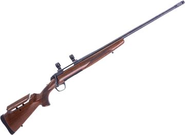 Picture of Used Browning X-Bolt Long Range Hunter Bolt Action Rifle - 308 Win, 22", Heavy Sporter Contour w/Muzzle Brake, Matte Black, Satin Finish Black Walnut Stock w/ Adjustable Comb, Inflex Recoil Pad, 4rds, 1" Talley Medium Rings, Good Condition